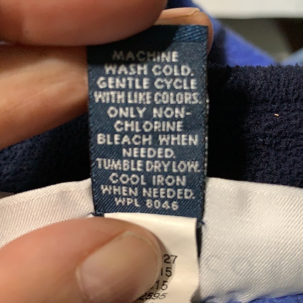 Women’s Karen Scott Blue & Black jacket Size Med - Picture 5 of 7